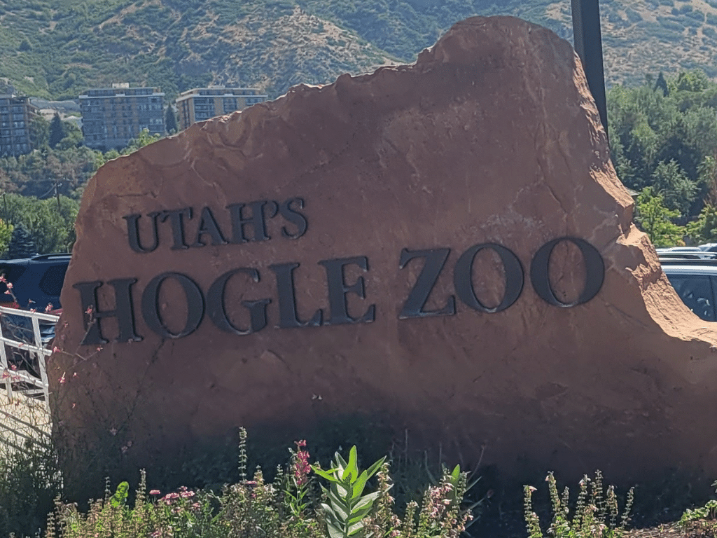 Hogle Zoo entrance in Salt Lake City, Utah