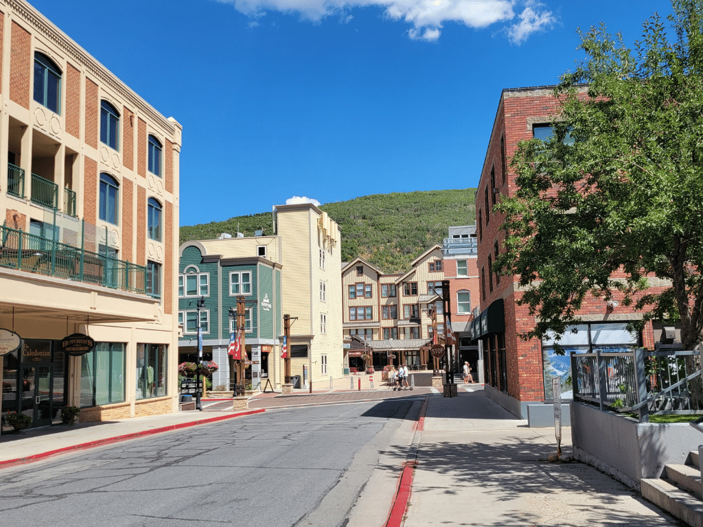 Historic Main Street in Park City, Utah